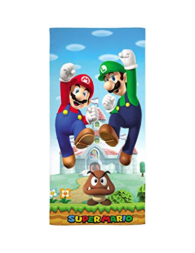Super Mario & Luigi Beach Towel