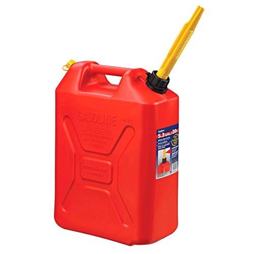 Scepter 2 X 20L Red Plastic Jerry Gas Can (2 Total Units)