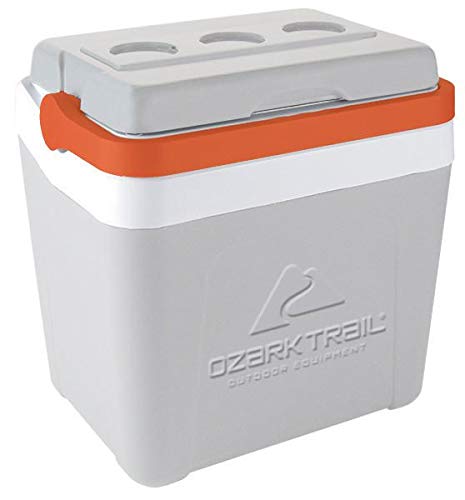Ozark Trail 25L (26qt) Hard Sided Portable Ice Chest Cooler, 31 can Capacity