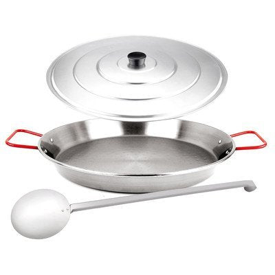 Magefesa 3-Piece Paella Pan Set with Lid