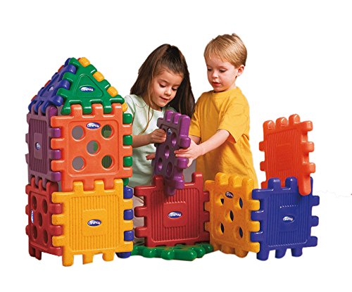 CarePlay 5016 16 Pc Grid Blocks Set - Assorted