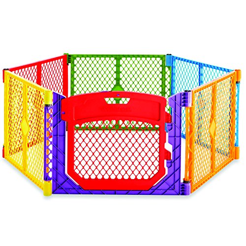 North State Super Yard Color Play Ultimate Gate, Red, Blue, Green, Yellow