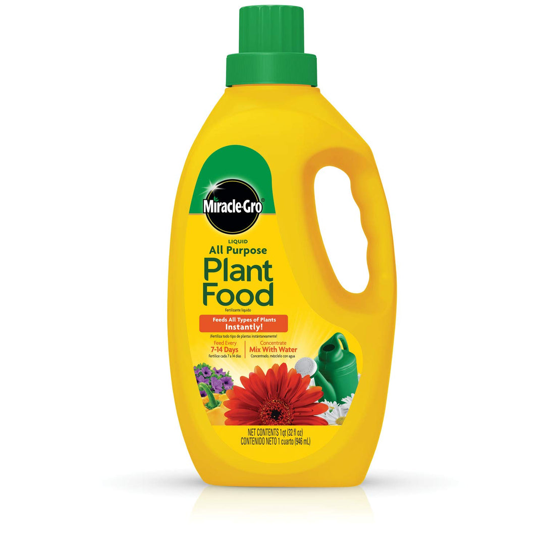 Miracle-Gro 1001502 All Purpose Liquid Plant Food Concentrate, 32-Ounce (Plant Fertilizer)
