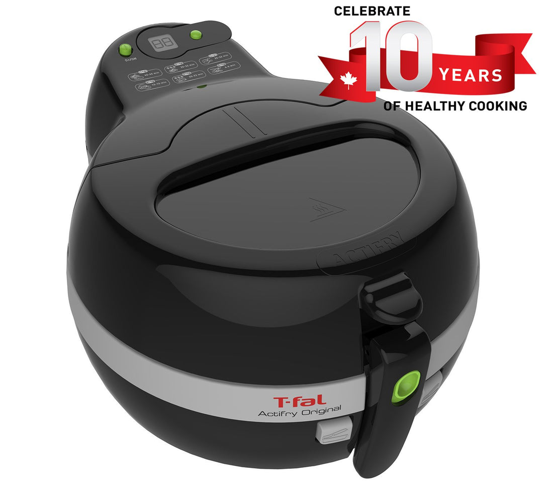 T-fal GH810 Actifry 1kg Low Oil Air Fryer,with Timer, Automatic stirring paddle, Black