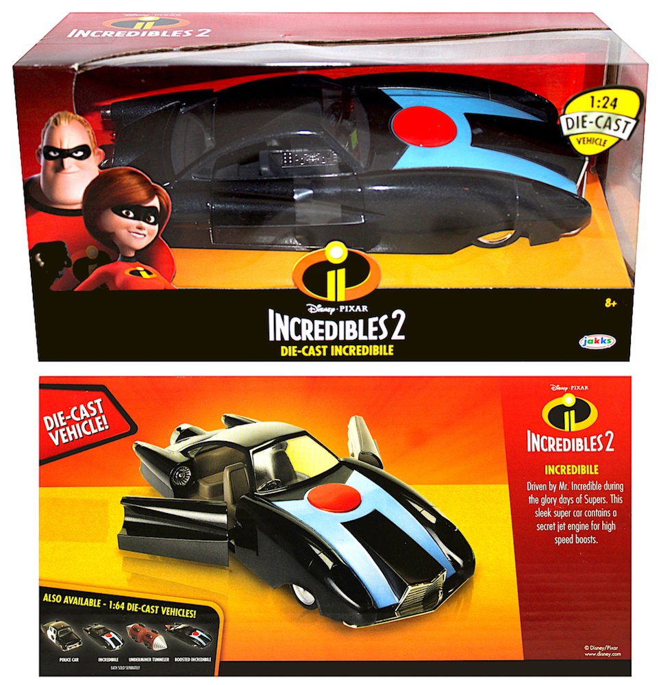 The Incredibles 2 Mr. Incredibles Diecast Super Car 1/24 Scale