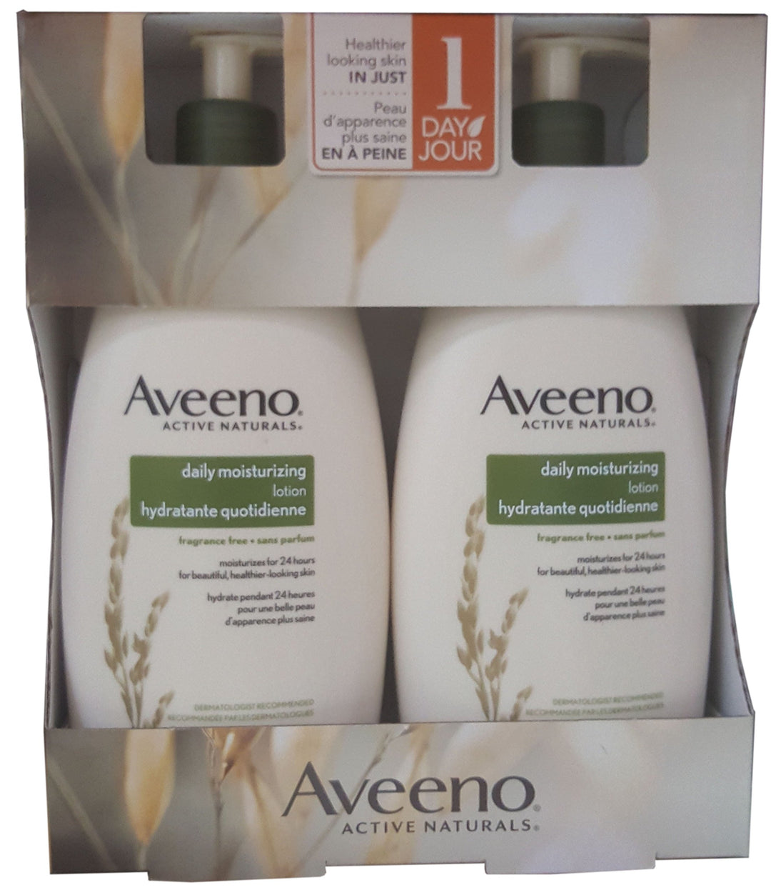 Aveeno Moisturizing Lotion 2 x 600 ML, 2 count