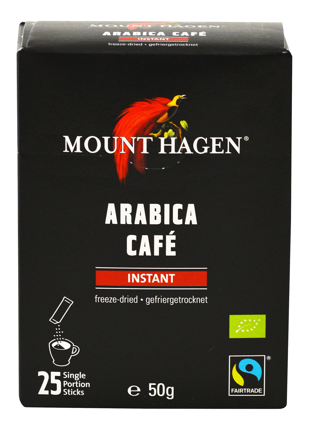Mount Hagen Organic fair trade instant coffee stick 50g (2g ~ 25P)