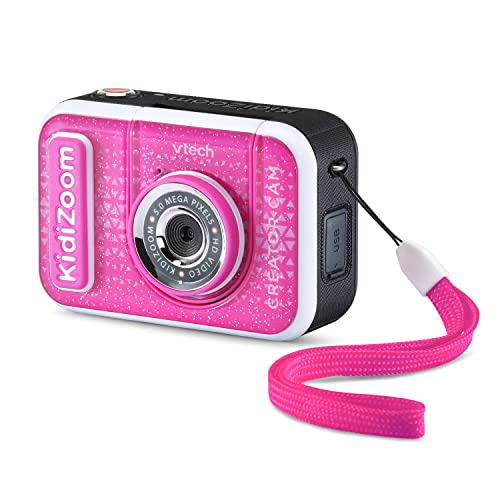 VTech KidiZoom Creator Cam, Glitter Pink