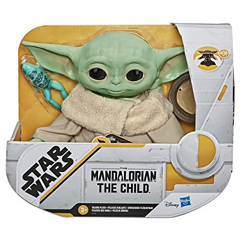 Star Wars The Child Talking Plush Toy with Character Sounds and Accessories, The Mandalorian Toy for Kids Ages 3 and Up