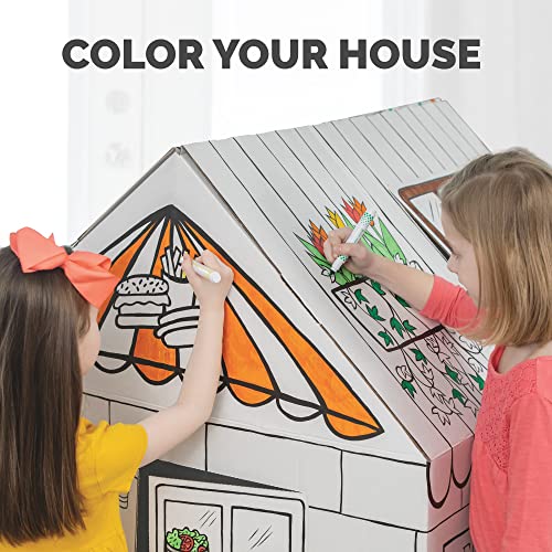 Bankers Box at Play Holiday Gingerbread Playhouse