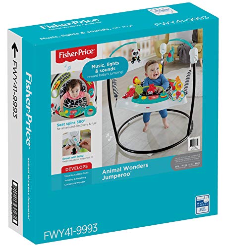 Fisher-Price Animal Wonders Jumperoo, Freestanding Infant Activity Toy