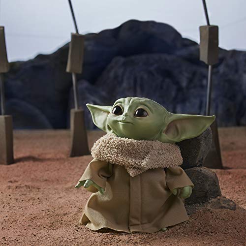 Star Wars The Child Talking Plush Toy with Character Sounds and Accessories, The Mandalorian Toy for Kids Ages 3 and Up