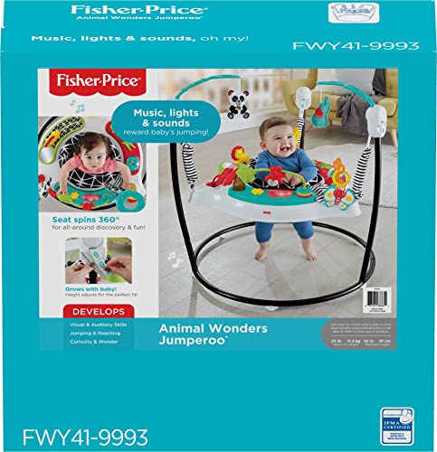 Fisher-Price Animal Wonders Jumperoo, Freestanding Infant Activity Toy