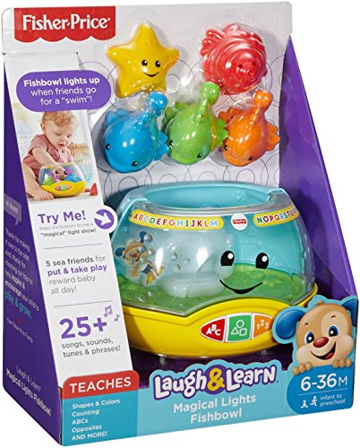 Fisher-Price Laugh & Learn Magical Lights Fishbowl – English Edition