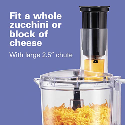 Hamilton Beach Food Processor & Vegetable Chopper for Slicing, Shredding, Mincing, and Puree