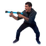 Hog Wild Atomic Foam Shooters 2 Gun Battle Pack | Power Popper | 84 Ammo Balls | Yellow and Blue