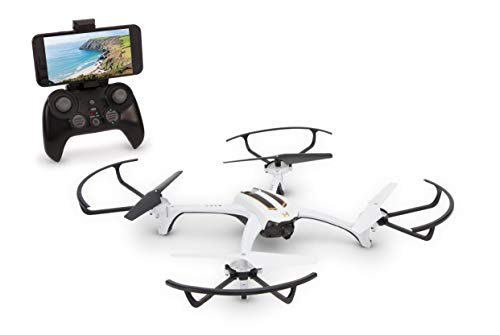 Sky Viper 1849 Journey GPS Streaming Video Drone, White/Black