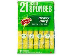 Scotch-Brite Heavy Duty Scrub Sponges - 21 Count