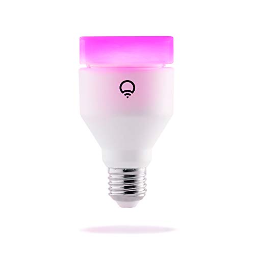 LIFX Wi-Fi Smart LED Light Bulb, Adjustable, Multicolor, Dimmable, No Hub Required, Works with Alexa