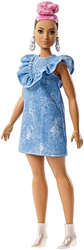 Barbie Fashionistas Blue Jean Queen Doll, Curvy