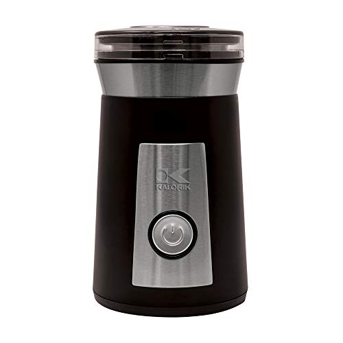 Kalorik, CG 44047 BK, Coffee and Herb Grinder, Stainless Steel & Black