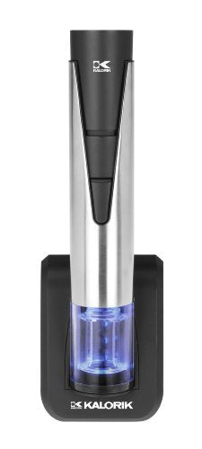 Kalorik 2-in-1 Wine Opener and Preserver, Stainless Steel