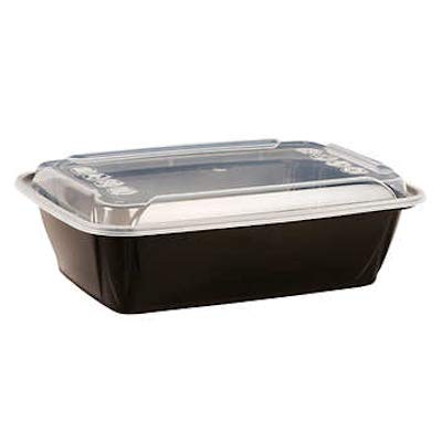 Cafe Express 38oz Meal Prep Containers, 25 Count