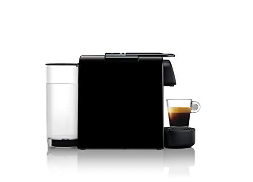 Nespresso Essenza Mini Coffee Machine by DeLonghi with Aeroccino Milk Frother - Piano Black