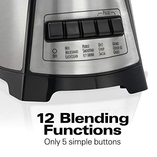 Hamilton Beach 12 Function Blender &Amp; Chopper with Mess-Free 4 Home Good