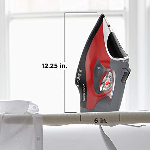 BLACK+DECKER Steam Iron, Tangle-Free Retractable Cord