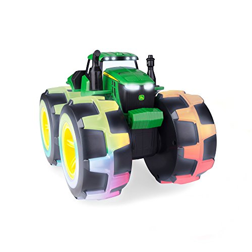 TOMY John Deere Monster Treads Deluxe Lightning Wheels Tractor