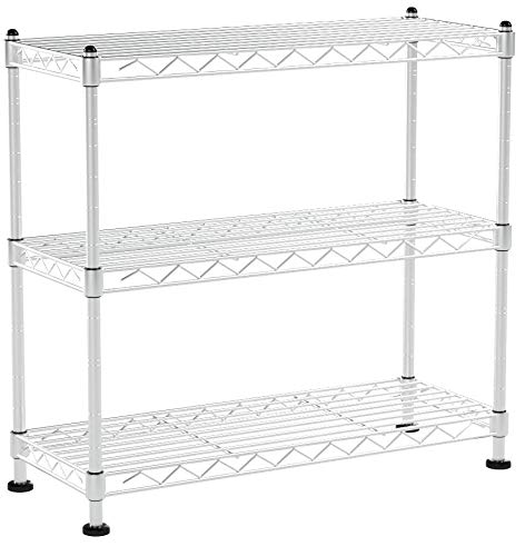 Seville Classics 3 Shelf Cabinet Organizer, 17.5 by 7.5 by 18.5-Inch