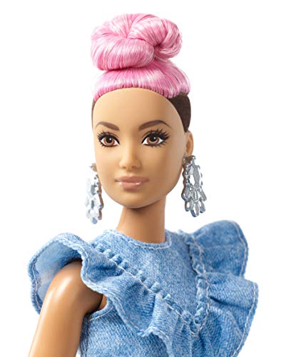 Barbie Fashionistas Blue Jean Queen Doll, Curvy