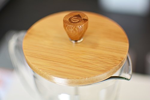 Melbourne French Press Coffee Maker with Bamboo lid and Cork Base, 1000 ml