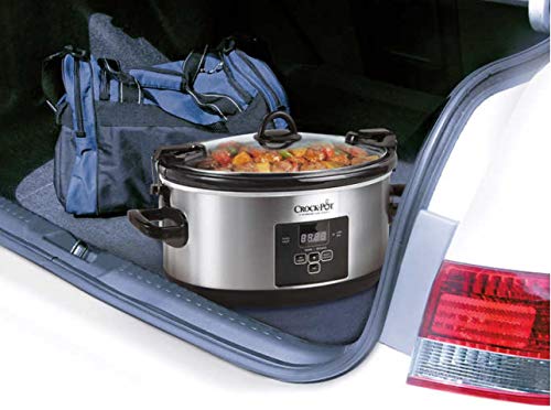 Crock-Pot 6.6 L (7 qt.) Cook and Carry Slow Cooker with Countdown Timer