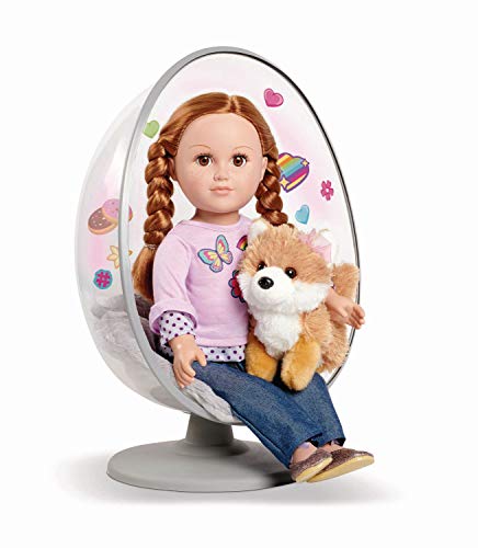 myLife Brand Products My Life As Egg Chair Gray for 18" Dolls