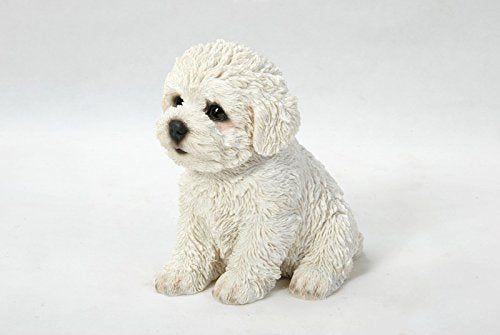 Hi-Line Gift Ltd Sitting Bichon Frise Puppy, 6"
