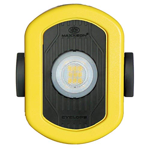 Maxxeon MXN00812, Hivis Yellow, Workstar Cyclops USB Rechargeable LED Worklight