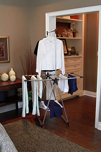 Greenway GFR1211SS Stainless Steel Indoor/Outdoor Compact Drying Center with Mesh Shelf