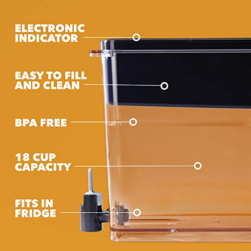 Brita UltraMax Water Filter Dispenser with 1 Replacement Filter