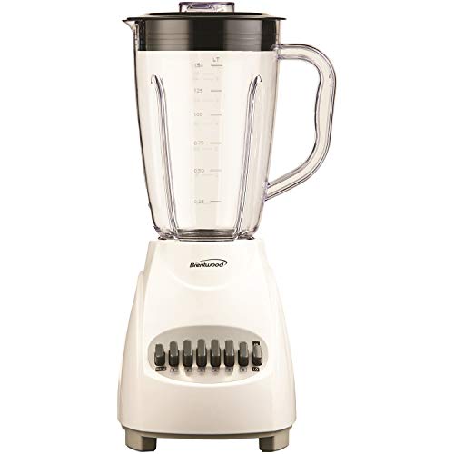Brentwood JB-220W Blender, Apple, White