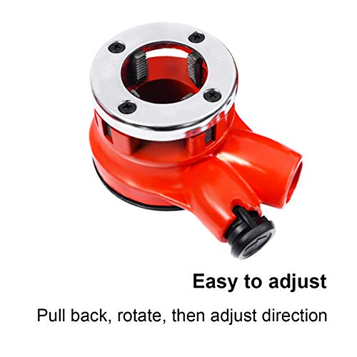 Goplus Ratchet Pipe Threader Kit Ratcheting Pipe Threading Tool Set w/ 6 Dies and Storage Case