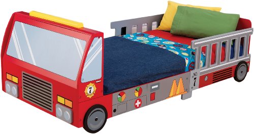 KidKraft 76021 FireTruck Toddler Cot