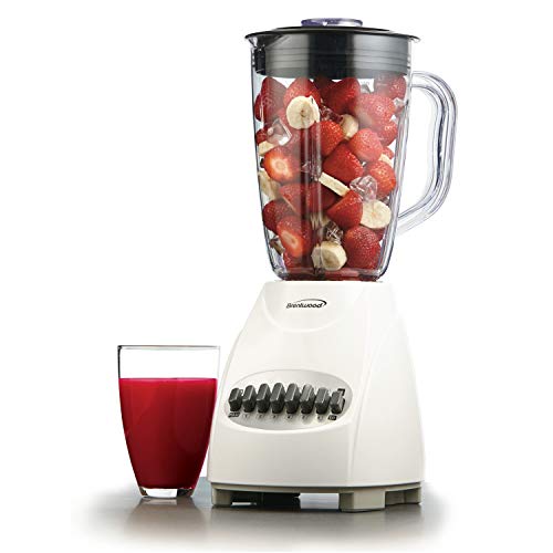 Brentwood JB-220W Blender, Apple, White