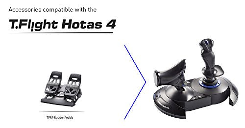 THRUSTMASTER TMST4169083, Playstation4/Pc T.Flight Hotas 4 War Thunder Starter Pack