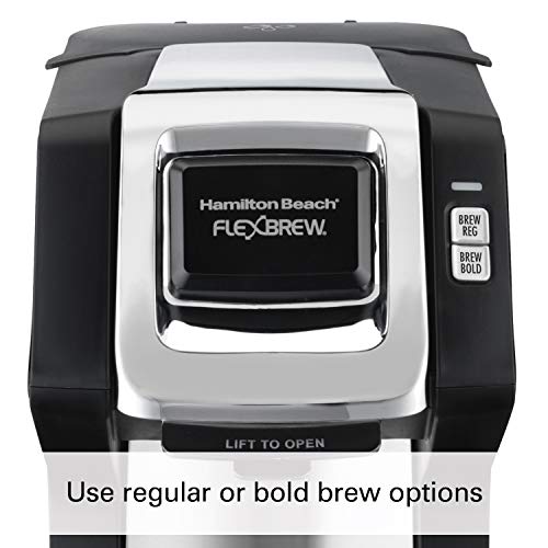 Hamilton Beach FlexBrew Single-Serve Coffee Maker for K-Cups and Ground Coffee with Adjustable Brew Strength (49979)