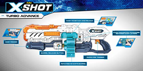 XShot 36136 Turbo Advance Dart Gun