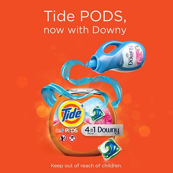 Tide PODS Plus Downy April Fresh HE Turbo Laundry Detergent Pacs, (80 ct.) x2 AS