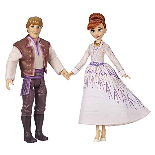 Disney Frozen Anna and Kristoff Fashion Dolls 2-Pack, Outfits Featured in The Disney Frozen 2 Movie