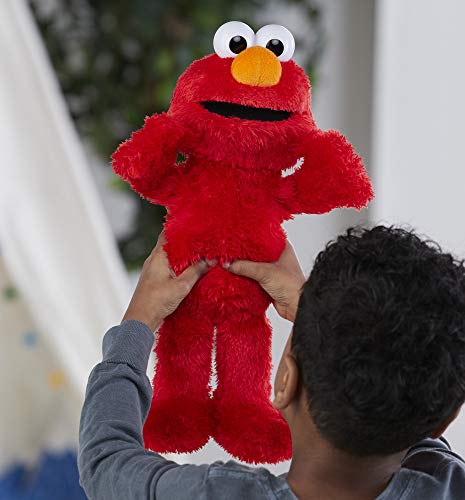 Sesame Street Love to Hug Elmo Talking, Singing, Hugging 14-inch Plush Toy for Toddlers, Kids 18 Months and Up